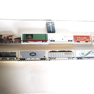 A rare find 2 sets of Cat's Meow train sets. Never seen this before!